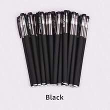 Bộ 11 bút bi gel khô nhanh, 0.5mm, mực đen - Viết trơn tru, khô siêu nhanh, bút bi có kẹp cài túi, bút ký tên, lý tưởng cho văn phòng và trường học. - A - Xem 3