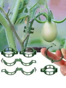 150pcs Large Size Durable Garden Trellis Clips - Ideal For Supporting Tomatoes, Grape Vines And Vegetables - Multicolor - View 12