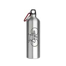 Botella de Agua BICYCLES Termo de Agua Botella Deportiva 750ml 25.3oz Termo ciclismo Termo bicicleta Botella ciclismo Termo Deportivo Water Bottle Sport Bottle (Plateado) - Plateado - Ver 2