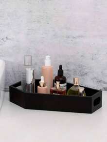 1/2 Gothic Coffin Decor - Gothic Wooden Cosmetic Storage Box, Suitable For Vanity, Bathroom, Living Room Or Bedroom. Women's Halloween Witch Theme Gift - Black Jewelry Tray, Coffee Table Tray, Party Event, Room, Home - View 10
