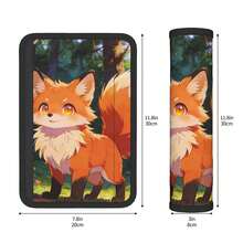 1 miếng đệm vai ghế xe hơi họa tiết động vật, miếng bảo vệ vai thời trang - A - Xem 8