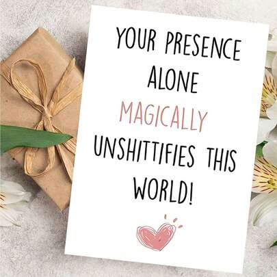 1 tấm thiệp sinh nhật dễ thương và hài hước, thiệp quà tặng đơn giản cho bạn bè, bé trai và thanh thiếu niên, văn phòng phẩm hàng ngày đơn giản, đa năng dùng ở trường kèm phong bì màu ngẫu nhiên, quà tặng cần thiết cho mùa tựu trường và ngày lễ.