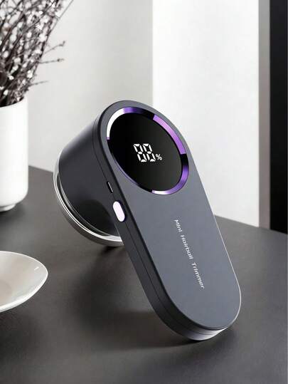 Máy hút bụi và loại bỏ xơ vải chuyên nghiệp chạy bằng pin sạc, có đèn báo LED - Sạc nhanh USB, pin 500mAh, chăm sóc vải hiệu quả | Thiết bị cầm tay tiện dụng cho áo len, chăn và các loại vải dệt khác.