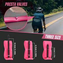 MOTSUV 700C Road Bike Ultralight Tube, Presta Valve, TPU Material, 24g - Multicolor - View 4