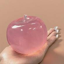 A Soft Pastel-Colored Crystal Apple With An Ultra-Thin Skin And A Smooth, Pliable Texture. It Is A Squeezable Stress Ball Toy As Well As A Tactile Sensory Toy. Ideal For Desktop Display And A Great Stress-Relieving Gift For The Office. - 彩色 - 查看 5
