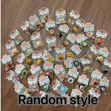 迷你蛋糕 個別包裝 甜點與麵包 1:12 麵包玩具 精緻個別包裝 迷你逼真食物模型 適合娃娃屋 (隨機款式) - 彩色 - 查看 6