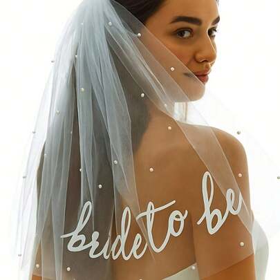 Bride To Be Sash Veil Bachelorette Party Accessories, Bridal Shower Decorations, Engagement Gifts For Bride