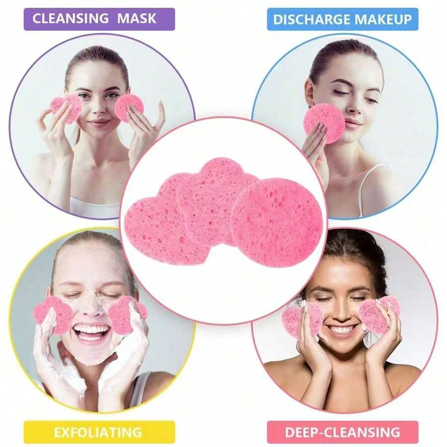 50/30/10 miếng bông tẩy trang tự nhiên dạng nén, dùng để tẩy trang, làm sạch và tẩy tế bào chết hàng ngày, bông tẩy trang dạng nén mới, miếng bông tẩy trang, quà tặng, đồ dùng du lịch, vật dụng tiết kiệm, đồ dùng cần thiết khi đi du lịch.