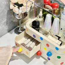 Drawer-Style Skincare Product Storage Box, Wholesale Vanity Organizer Rack, Makeup Cosmetics Storage Box - A - View 3