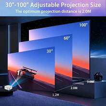 3000+ Lumens VividView Mini HD Projector - Stunning 3D Visuals, Wide Compatibility, Convenient Remote Control, Compact Design, Create An Immersive Home Theater Experience - 查看 6