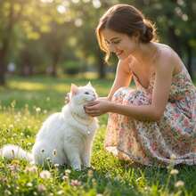 1pc Princess Style Cat & Dog Pearl Necklace, Elegant & Sweet Pet Accessory Collar - Multicolor - View 3