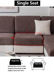 1 tấm bọc ghế sofa co giãn, dày dặn, ấm áp, chống trượt, phủ kín toàn bộ ghế sofa, bọc ghế sofa đa năng 4 mùa, chăn vải sofa, có thể giặt máy, thân thiện với thú cưng, có thể điều chỉnh kích thước cho phòng ngủ, văn phòng, phòng khách, sofa hình chữ L, sofa 1/2/3/4 chỗ ngồi. - Cà phê nâu - Xem 19