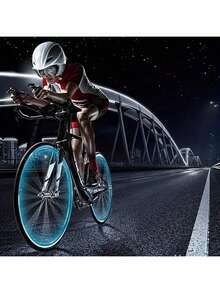 4 pièces Bouchons de valve lumineux, bouchons de tige de valve luminescents pour pneus sans chambre de moto et vélo électrique - A - Voir 11