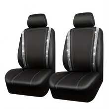 Non-Slip Rhinestone Car Seat Cover Set, Shiny Rhinestone Waterproof Faux Leather, With Zipper In The Back, Universal Car Glitter Crystal Sparkle Strip, Suitable For Cute Girls, Silver - One Size - View 19