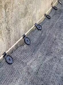 Clips para tela de sombra negra - Plástico PP duradero, múltiples tamaños, con anillos, adecuado para redes de sombra, lonas y telas de jardinería; Equipo de sombra para invernadero | Clips de red multipropósito | Clips impermeables, clips de red de sombra de plástico, clips de red de insectos, cerraduras de sombra agrícola, accesorios de tela de sombra para camping y buceo, redes de jardín y redes de pájaros - Equipo y accesorios de camping al aire libre. - A - Ver 7