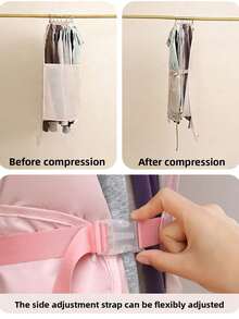 1pc New Compression Storage Board, Compression Board, Clothing Dust Cover, Wardrobe Storage Tool, Fabric And Down Jacket Storage Bag - Multicolor - View 6