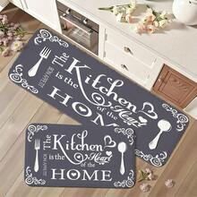 1/2/3pcs Farm Style Anti-Fatigue Kitchen Mat, Washable Kitchen Rug, Bathroom Carpet, Suitable For Kitchen, Sink, Living Room, Bedroom, Laundry Room, Office, Home Decor, Fit For Front Door, Living Room, Bathroom, Room, Home & Bedroom - A - View 4