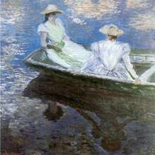 3dRose LLC lsp_126623_6 Young Girls in The Rowing Boat By Claude  1887 2 Plug Outlet Cover - como en la foto - Ver 3