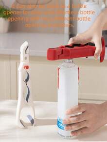 Kẹp nhà bếp chịu nhiệt 3 trong 1 - Kẹp mở chai, kẹp khay chịu nhiệt độ cao, kẹp bát đĩa chịu nhiệt, tay cầm silicon chống trượt. - Nhiều màu - Xem 7