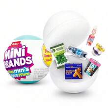 ZURU Mini Brands Llena el Refrigerador Mini Minis Serie 1, 1 Cápsula de Juguete Coleccionable, Edición Sorpresa, Réplicas en Miniatura, Apto para Coleccionistas de 8+ Años - Multicolor - Ver 1