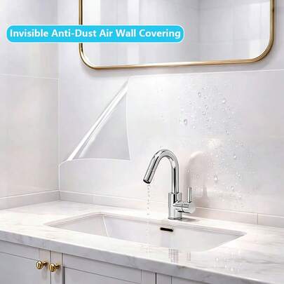 Transparent Kitchen Oil-Proof Protective Film, Static Adsorption Wall Sticker, Stove Backsplash Dedicated, Waterproof And Anti-Fouling, Wall Decor Wallpaper Sticker