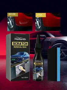 Scratch Repair Cream, Car Paint Scratch Repair & Maintenance, Renew & Brighten Automotive Surface - A - View 12