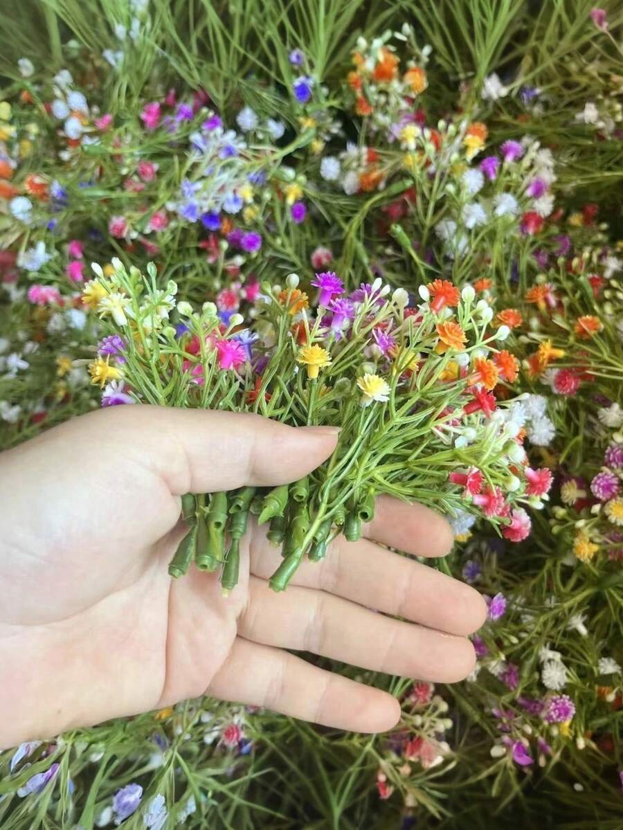 Bộ 20/36/48 chi tiết hoa trang trí thu nhỏ sống động như thật, hoàn hảo cho trang trí tiệc cưới, mô hình nhà điêu khắc, mô hình thu nhỏ chất lượng cao, dành cho nhà sưu tập, người tổ chức sự kiện, tiệc sinh nhật, trang trí xe hơi, vườn mini, sân vườn, ban công, trang trí sân vườn ngoài trời.
