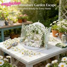 1pc 3D Pop-Up Floral Basket & Daisy Garden Greeting Card With Envelope | Suitable For Birthday, Anniversary, Mother's Day, Valentine's Day, Thank You, Easter, Valentine's Day Decor, Gift For Family And Friends, Paper, English - Greeting Cards - View 3