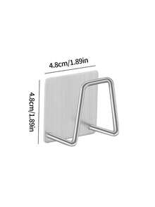 Giá đỡ miếng bọt biển rửa chén tự dính, giá đựng len thép, không cần khoan, dụng cụ sắp xếp bồn rửa nhà bếp đa chức năng, giá đựng khăn lau, cũng có thể dùng làm giá để ráo nước, giá đựng thìa và muỗng, đồ dùng nhà bếp gia đình - Nhiều màu - Xem 10
