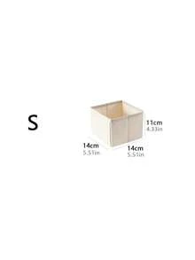 6pcs Foldable Fabric Storage Boxes, Suitable For Wardrobe, Vanity, Drawers, Can Be Used As Storage Baskets, Organizers, Dividers For Clothes, Underwear, Bras, Socks, Etc. - Multicolor - View 10