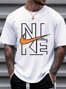 Men's Pure Cotton Short-Sleeve T-Shirt Crew Neck Oversized Casual Streetwear Breathable Soft Relaxed Fit Summer Everyday Wear Holiday Gift Birthday Present For Him Comfortable Daily Top Fashion Basic Tee Lightweight Classic Style Easy To Match  Versatile Ideal For Gifting Perfect For Casual Outings High-Quality Skin-Friendly Fabric Modern Fit Must-Have Wardrobe Staple Great For Summer Vacations Relaxed Daily Wear Suitable For Young Adults And Men Of All Ages - 白色 - 查看 6