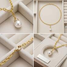 1pc Princess Style Cat & Dog Pearl Necklace, Elegant & Sweet Pet Accessory Collar - Multicolor - View 6