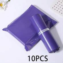 10个粉色飞机造型纸质礼品盒，自粘加厚纯色包装袋，适用于服装、文具、派对礼物、学校、办公室、快递和邮寄、返校季等各种用途。 - 深紫色 - 查看 13