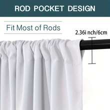 2pcs Translucent Polyester Fiber Curtains, With Colorful Butterfly And Floral Patterns, Modern All-Season Design, 100% Polyester Fiber, Light Filtering, With Rod Pocket For Easy Installation, Perfect For Kitchen, Laundry Room, Bedroom, Study And Living Room - Multicolor - View 8