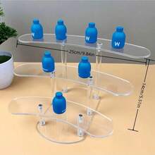 亚克力蛋糕架，透明圆形甜点展示架，多层婚礼生日自助餐架 - 無色 - 查看 5