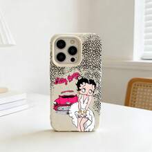 苹果スマホカバーiPhone14Pro携帯ケース11Pro薄型16Proソフトケース13シンプルかわいい11ProMaxイラスト - 白色 - チェックする 3