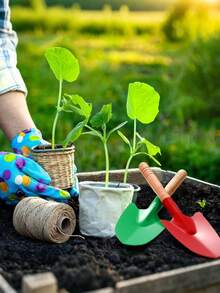 3pcs/6pcs Garden Tool Set, Home Vegetable Planting, Gardening Decor, Cultivator Shovel, Potted Plant Gardening Tools, Delicate Small Shovel, Suitable For Spring Weeding, Gardening Decor, Multi-Function Gardening Shovel, Weeding Tool, Gardening Party, Spring Party, Camping Party - Multicolor - View 7