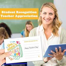 Colorful Positive Reinforcement Cards - Thank You And Recognition Reward Cards, 3 Designs, Suitable For Praising Teachers, Students, Employees, Office Personnel, Suitable For Back To School Or Work Bulletin Board Use - A - View 7