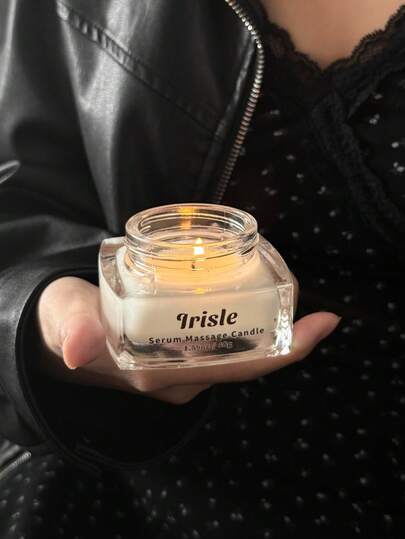 Irisle Juego de velas con aroma corporal de la firma "Maiden's Musings" - Vela de masaje perfumada de lujo, vela multifuncional con fragancia exquisita de 1.6oz/45g en frasco de vidrio