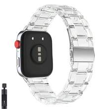 Dây đeo đồng hồ bằng nhựa thời trang tương thích với Watch Fit 4/4Pro, dây đeo đồng hồ bằng nhựa nhiều màu sắc tương thích với đồng hồ thông minh Watch Fit 3/2, phụ kiện điều chỉnh được phong cách và sống động dành cho nữ. - Trong sáng - Xem 11