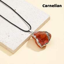 1 Mặt dây chuyền đá thạch anh tím và thạch anh hồng tự nhiên, chưa qua xử lý, trang sức đá thô, quà tặng Ngày của Mẹ, quà tặng chữa lành cho phụ nữ - vòng cổ - Xem 18