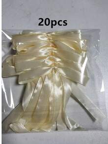 20 chiếc nơ ruy băng satin, vật trang trí duyên dáng cho đám cưới, lễ kỷ niệm, đồ thủ công tự làm, gói quà, làm bánh, gói hoa, đồ handmade, giỏ quà, gói quà sinh nhật, trang trí ngày lễ, trang trí văn phòng, cho thuê, tiệc cưới, trang trí tiệc tùng. - nơ - Xem 15