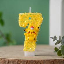 1 cây nến số 3D hoạt hình, nến sinh nhật trẻ em, trang trí bánh kem, tiệc tùng & lễ hội, trang trí nến khảm kim sa. - Nhiều màu - Xem 21