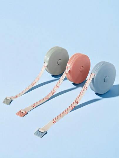 1pc Cute Mini Retractable Tape Measure, Soft Ruler, Flexible Body Measuring Tape, Suitable For Weight Loss, Medical Body Measurement, Sewing, Tailoring. Tape Length: 1.5m/60 Inches. Please Note That During Packaging And Transportation, The Product May Have Scratches, Slight Wear, Chipping, Stains, Cracks, Or Slight Discoloration. These Are Not Quality Issues And Will Not Affect The Normal Use Of The Product.