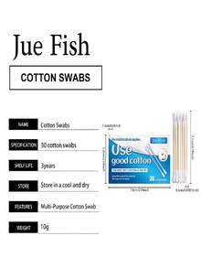 Multi-Purpose Swabs,Applicable To Phone Case Kitchen Accessories Holiday Essential Squishy Makeup Bag Double Ended + Swab Set + Party + Gift + Birthday + Holiday + Everyday - Multi-functional Cotton Swabs - View 4