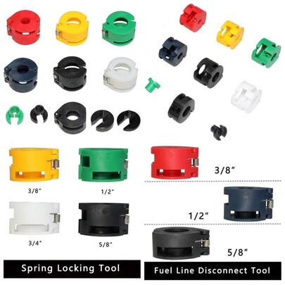 Air Conditioning AC Line Disconnect Tool Fuel Line Remover Spring Lock Coupler Set