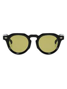 1 đôi giày nam kiểu retro đính đinh tán, thích hợp cho phong cách đường phố, kỳ nghỉ biển, lái xe, câu cá, quà tặng tựu trường. - Đen bóng - Xem 3