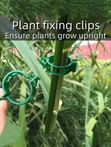150pcs Large Size Durable Garden Trellis Clips - Ideal For Supporting Tomatoes, Grape Vines And Vegetables - Multicolor - View 8