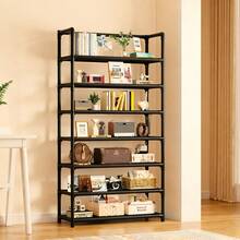 1pc 3-7 Tier Light-Duty Storage Rack, Easy To Assemble Freestanding Shelving Unit, Space-Saving Storage For Kitchen, Bathroom, Bedroom And Balcony - View 10