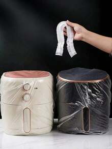 Conjunto de 10/50/100 peças de capas protetoras universais de plástico transparente, adequadas para ventiladores, panelas de arroz, panelas em geral, assadeiras, micro-ondas e outros eletrodomésticos. Ideais para o Dia da Mulher, viagens, lembrancinhas de casamento, decoração retrô (Y2K), decoração de quartos, acessórios automotivos, decoração de cozinha, presentes para o Dia das Mães, jardinagem, verão, praia, brinquedos de compressão e presentes de formatura. - multicolorido - Ver 2